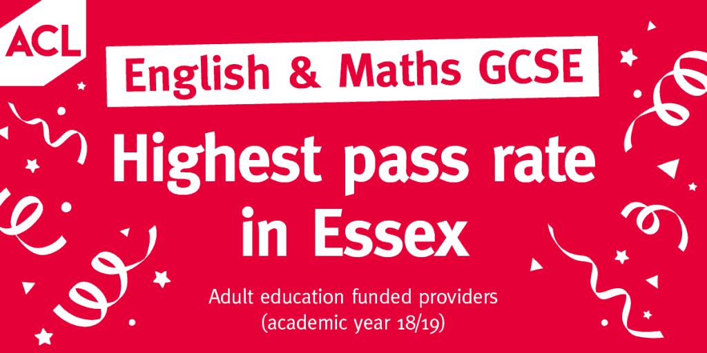 English & Maths GCSE results banner