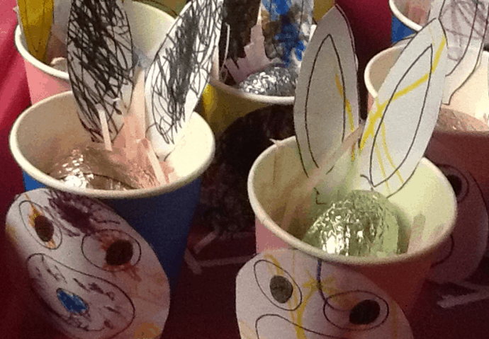 Easter Cups at Maldon Nursery