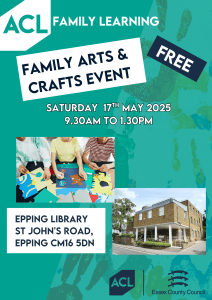 family learning event poster arts and craft images epping library image