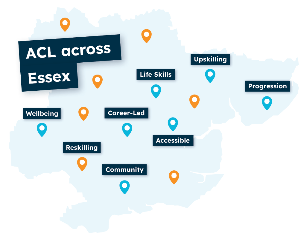 Map of Essex