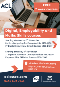 Courses and dates on offer