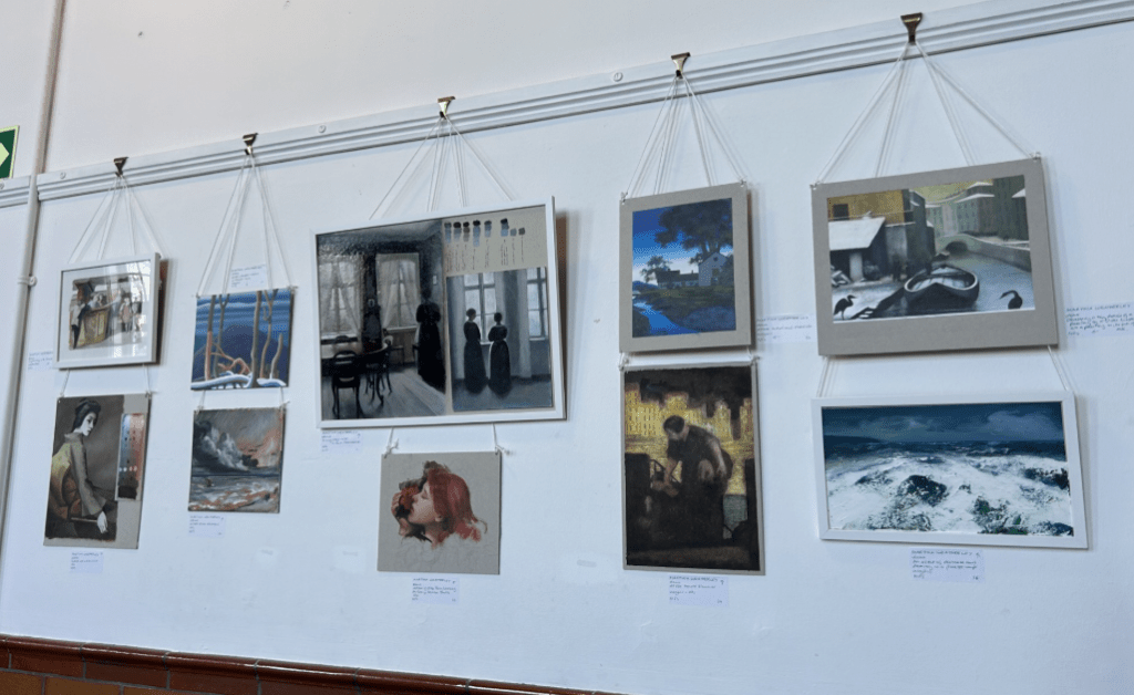 Wall of Martina's Artwork